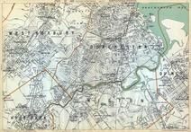 West Roxbury, Dorchester, Quincy, Milton, Hyde Park, Fairmount, Massachusetts State Atlas 1909
